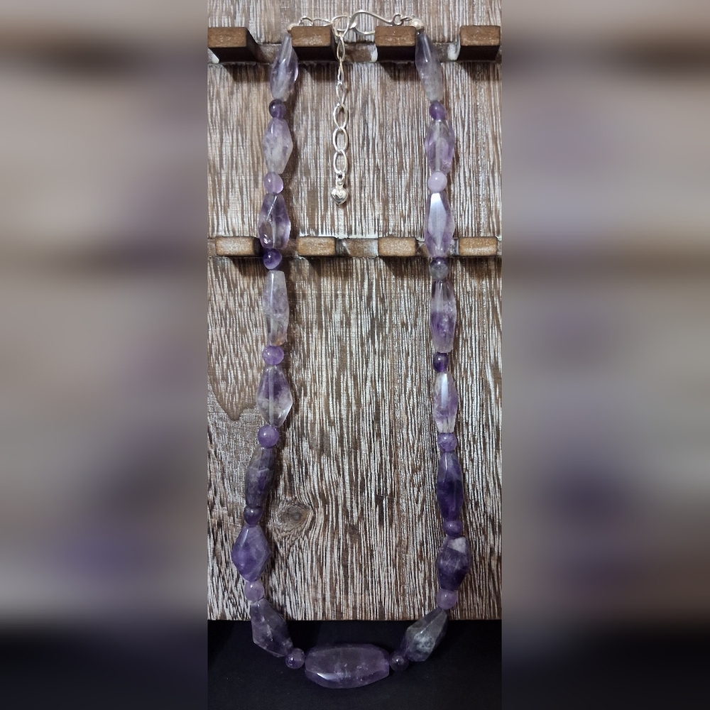 Jay King Mine Finds DTR .925 Amethyst Gemstone Multi Bead Necklace
